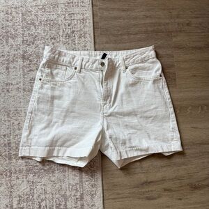 H&M Cream Jean Shorts